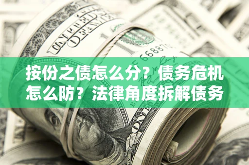 济南按份之债怎么分？债务危机怎么防？法律角度拆解债务分配与风险自保指南