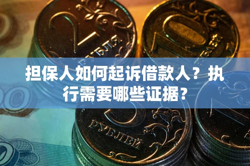 济南担保人如何起诉借款人？执行需要哪些证据？