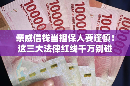 济南亲戚借钱当担保人要谨慎！这三大法律红线千万别碰