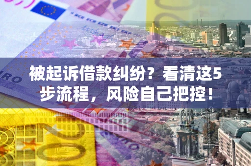 济南被起诉借款纠纷？看清这5步流程，风险自己把控！