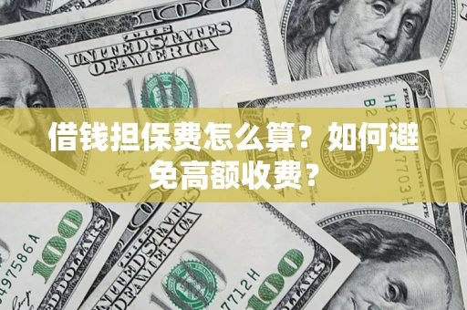 济南借钱担保费怎么算？如何避免高额收费？