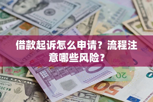 济南借款起诉怎么申请？流程注意哪些风险？